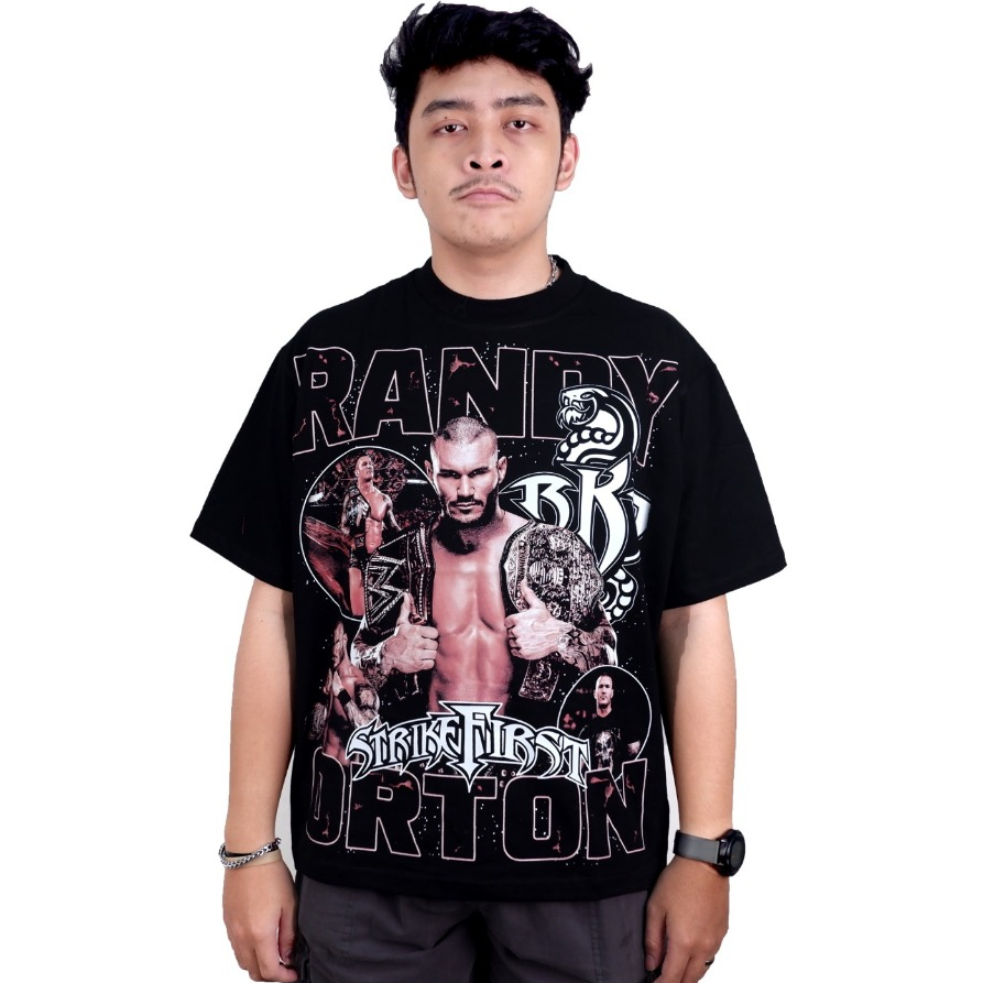 Randy Orton RKO WWE SmackDown เสื้อยืด Bootleg Vintage Oversize