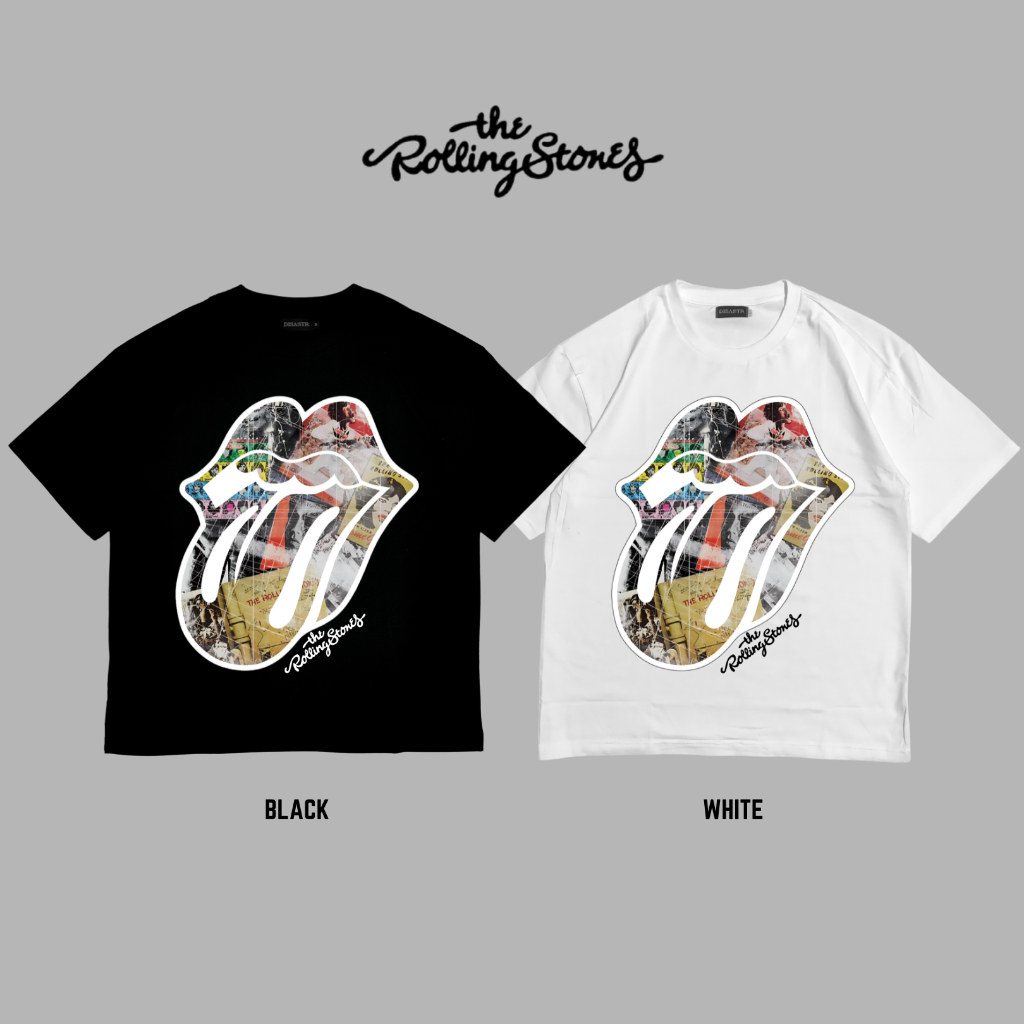 Disastra The Rolling Stone Lips เสื้อยืด