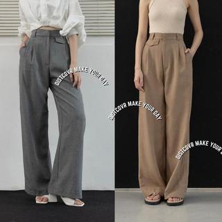 Aysilla_Factory - ORO PANTS - Loose Pants Trousers celana kerja wanita kantor Celana Highwaist Anti Kusut