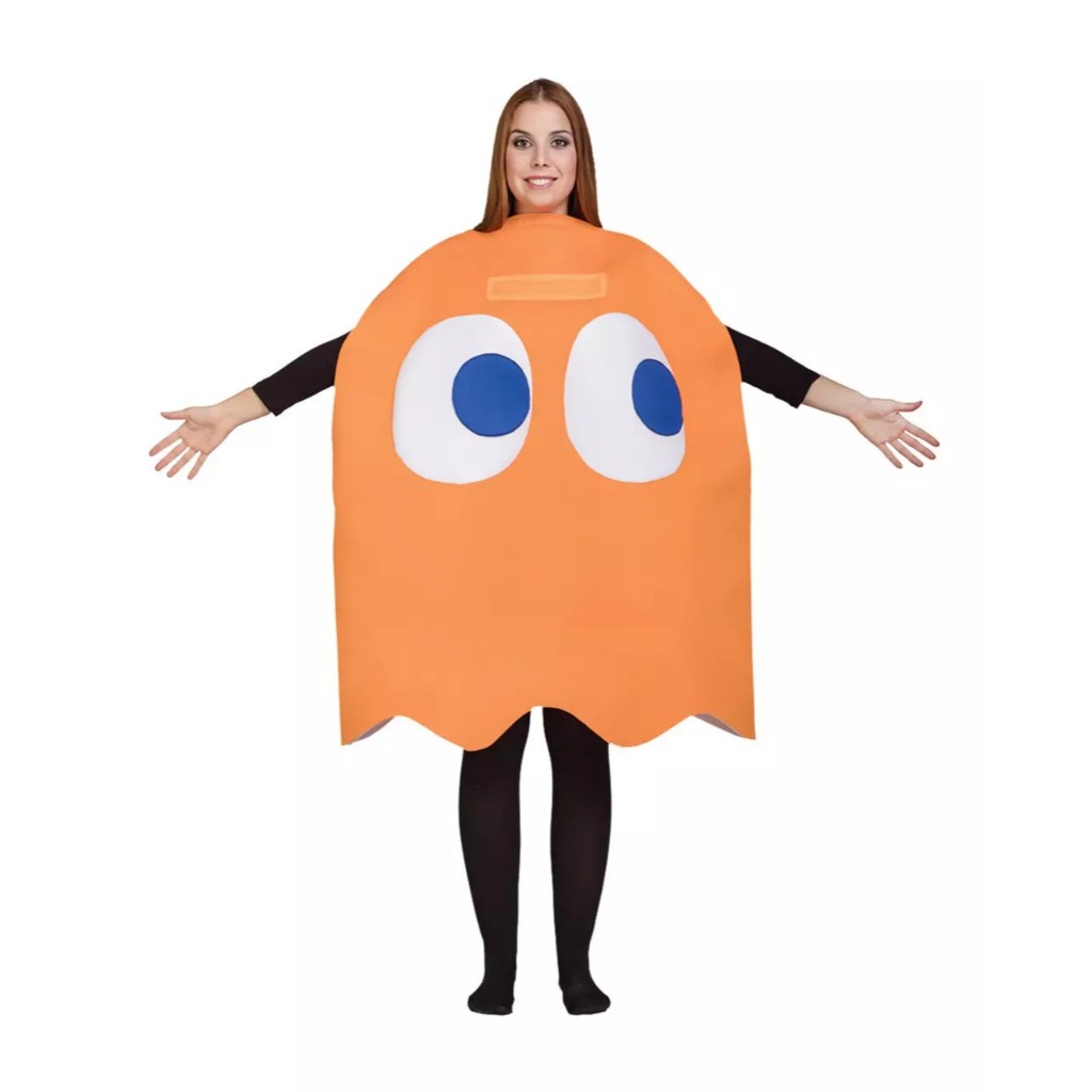 Pac-man Ghost Costume - Pac-Man เด็ก-ผู้ใหญ่ Kopstum Carnival Halloween Costume