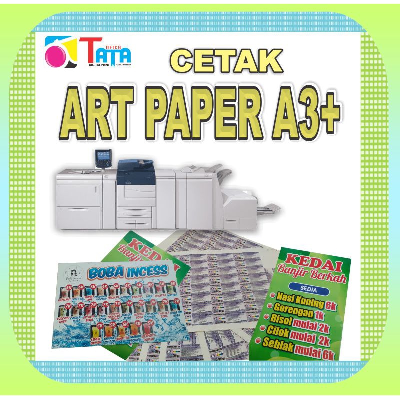 PRINT ARTPAPER 260g A3+ สีเต็ม
