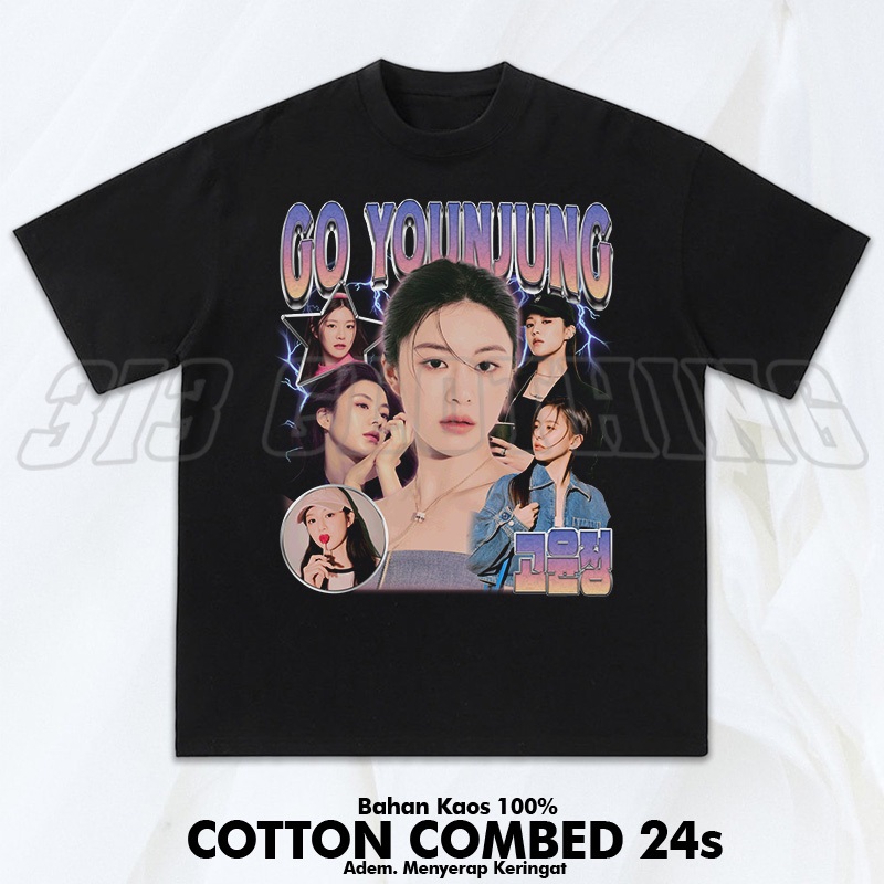 เสื้อยืดวินเทจ Go Youn Jung Washed / เสื้อ Go Younjung เกาหลี