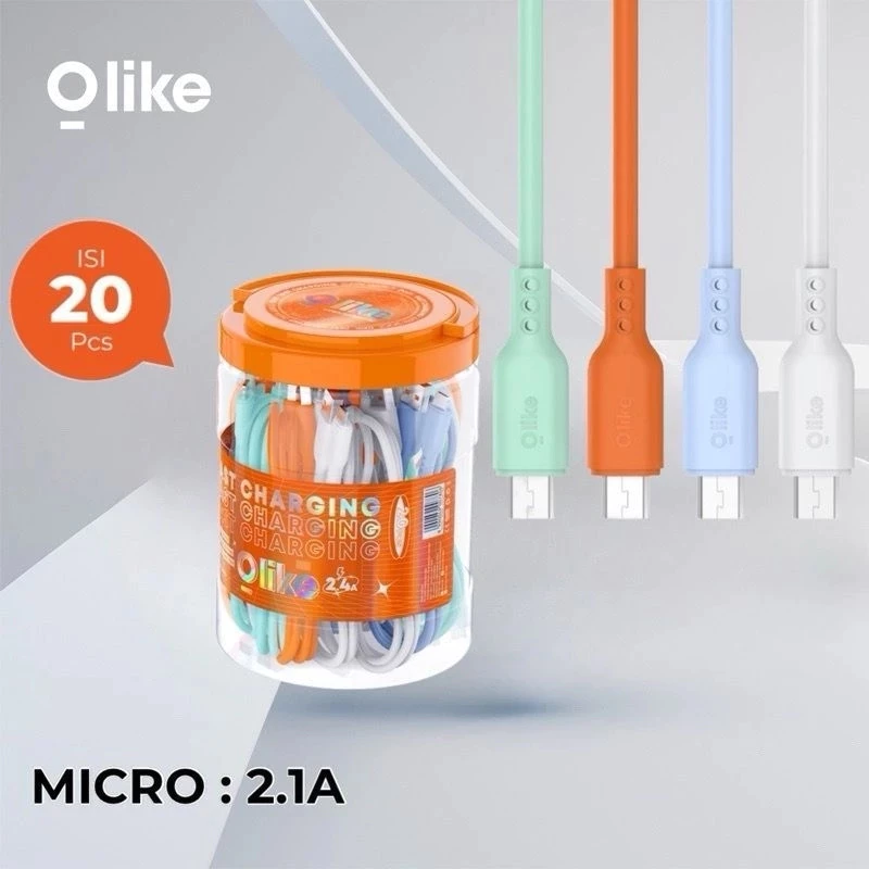 สายชาร์จ Olike D306M Micro USB 2.1A 1 เมตร