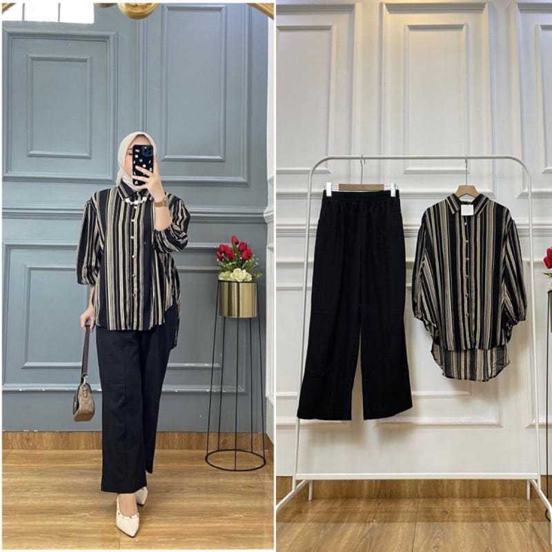 KEMEJA 2In1 Wanset สาวชุดสตรี 2026 Setcell Tunic 2In1 พยาบาลเสื้อผ้าชุด Hijab วัยรุ่นล่าสุด Oneset20