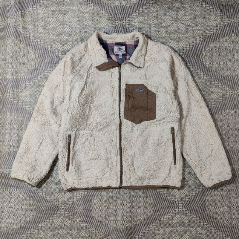 WHO.A.U Golden Bear Sherpa Jacket (XL)