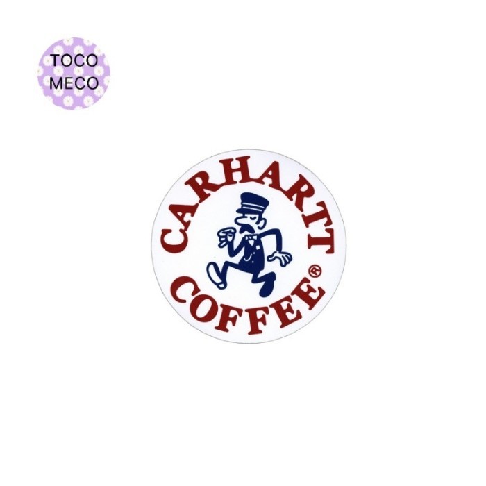 สติ๊กเกอร์โค้งมนโลโก้กาแฟ C@rhartt