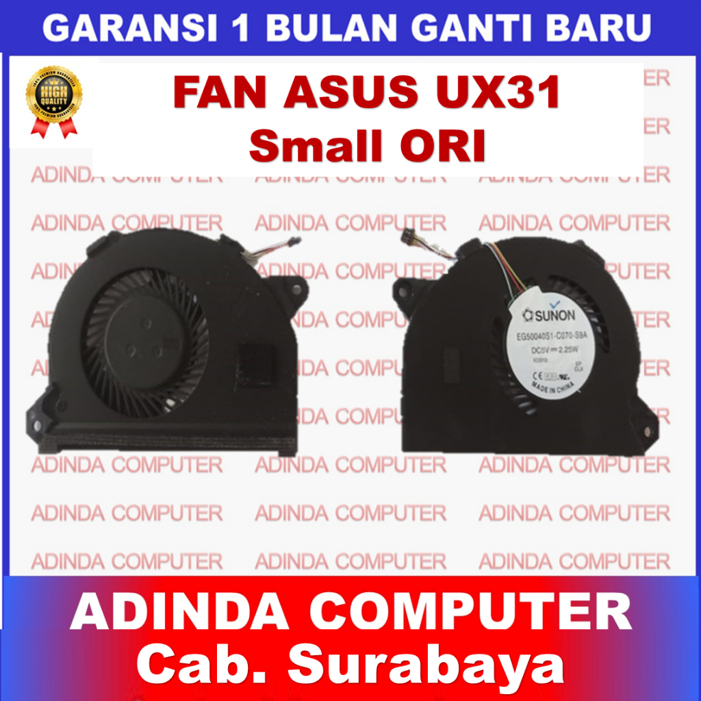 พัดลม Asus Zenbook UX31 UX31A UX31E SMALL ORI