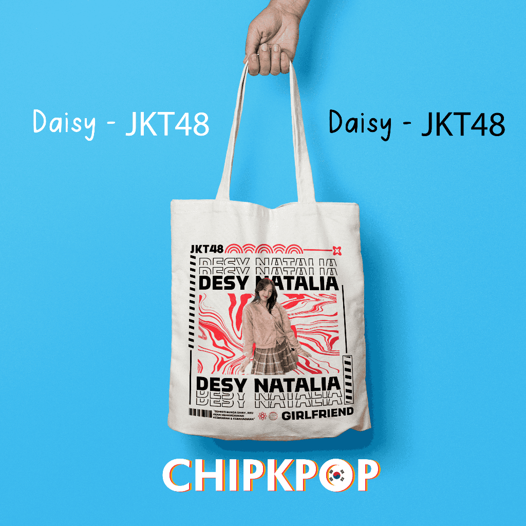[DAssy SET PACKAGE] [JKT48] I TOTEBAG OSHI DAISY JKT 48 FANMADE I TOTEBAG JKT 48 OSHI DAISY I DAISY 