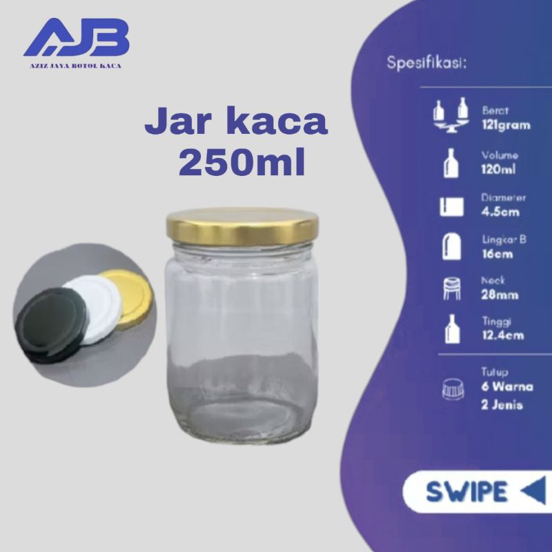 AJB ขวดแก้ว 250ml***