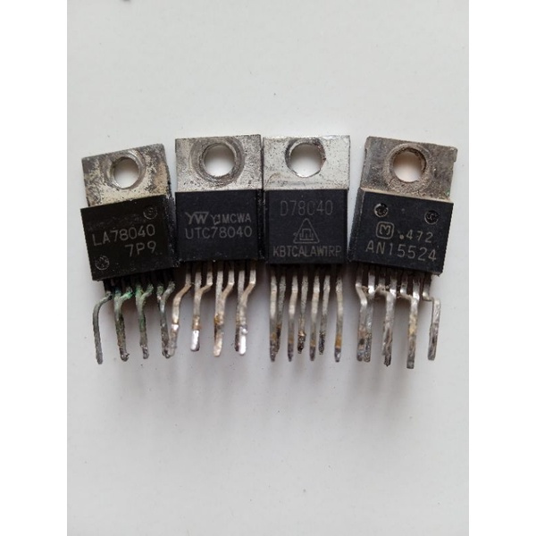 ไอซี ดึงแนวตั้ง - UTC78040 LA78040 LA UTC 78040 Original To-220-7H