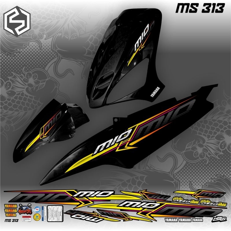 ประเทศไทย Mio smile/Mio sporty ms 307/315 Variation striping