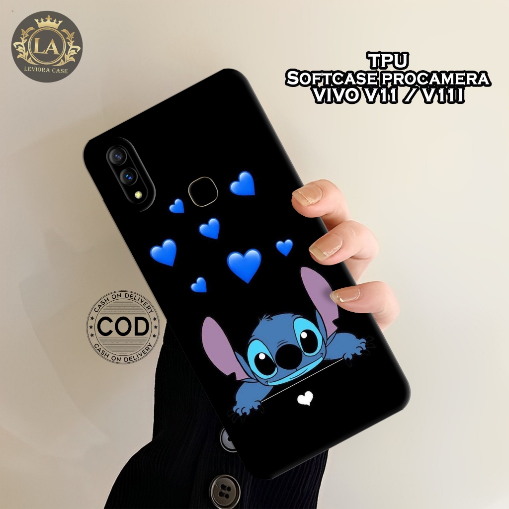 เคส VIVO V11 / V11i ใหม่ล่าสุด - เคส Leviora - เคส Stitch แฟชั่น - เคส VIVO V11 / V11i Softcase - เค