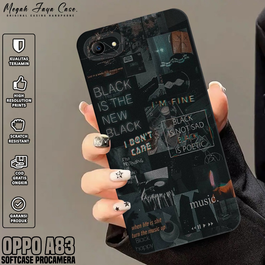 เคสโทรศัพท์ HP Oppo A83 - Oppo A83 Softcase AESTH Motif - เคส Oppo A83 - ซิลิโคนโทรศัพท์ - ตัวป้องกั