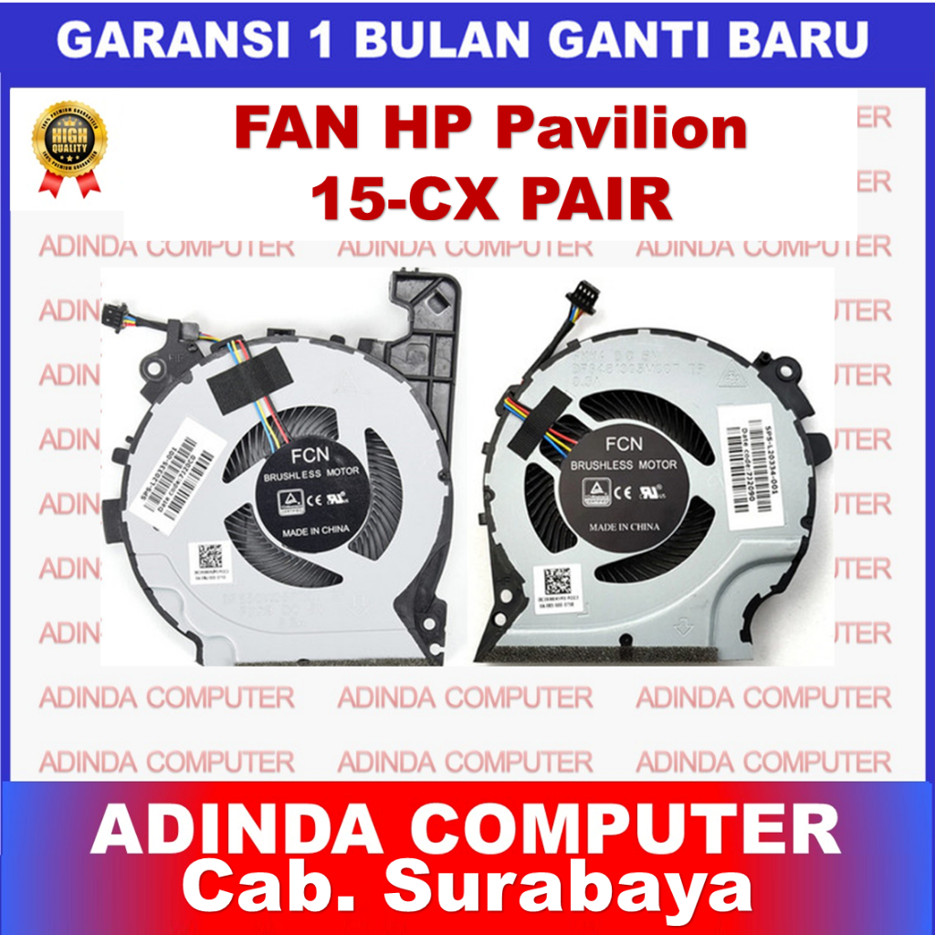 HP Pavilion 15-CX 15-cx000 15-CX0060TX 15-CX0058W 15-CX0056WM PAIR - PAIR