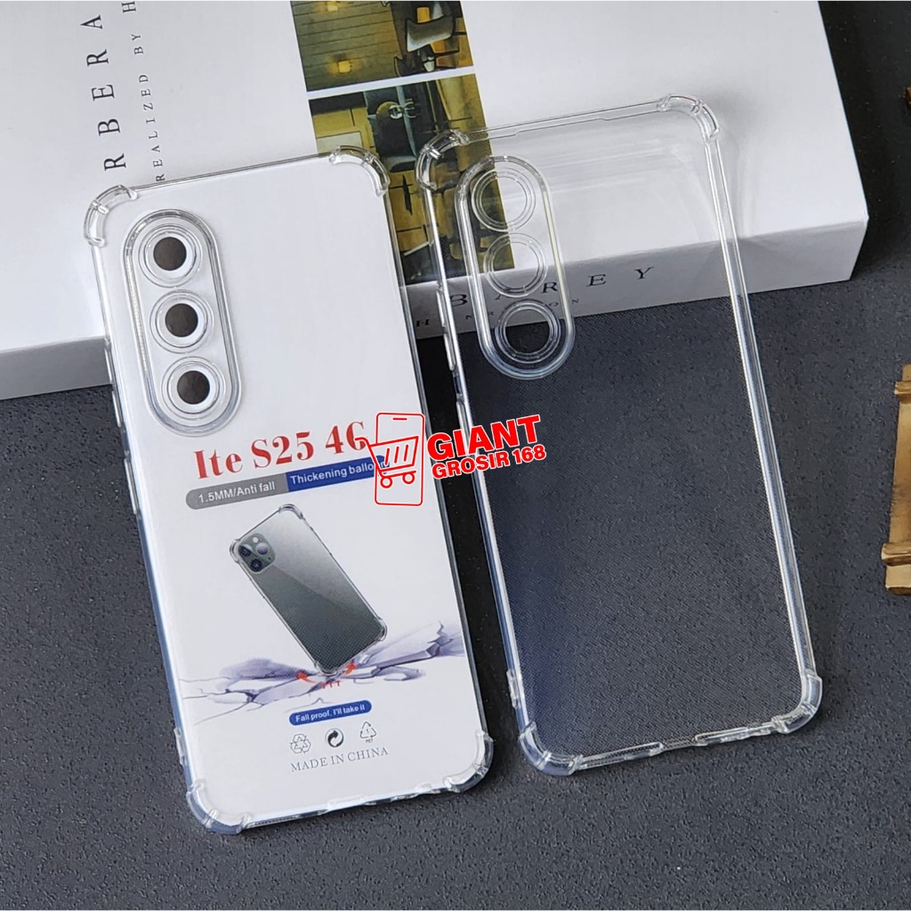 Itel S25 Itel S25 Ultra Soft Case ถุงลมนิรภัยเคสใส Itel S25 Itel S25 Ultra