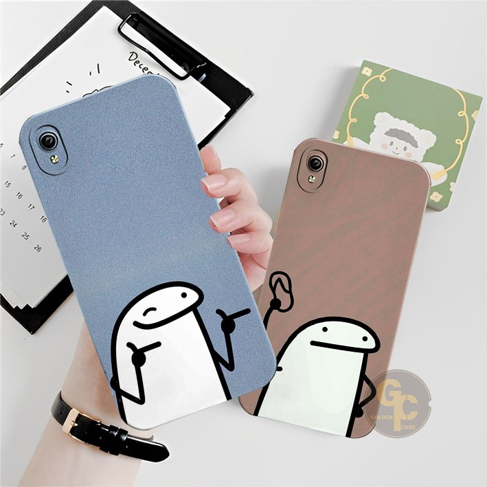 ซิลิโคน VIVO Y91C Y1S Y19 Y71 Y71i Y81 Y83 Y53 Old Motif Man capi อินเทรนด์ - เคสน่ารัก - เคสอินเทรน