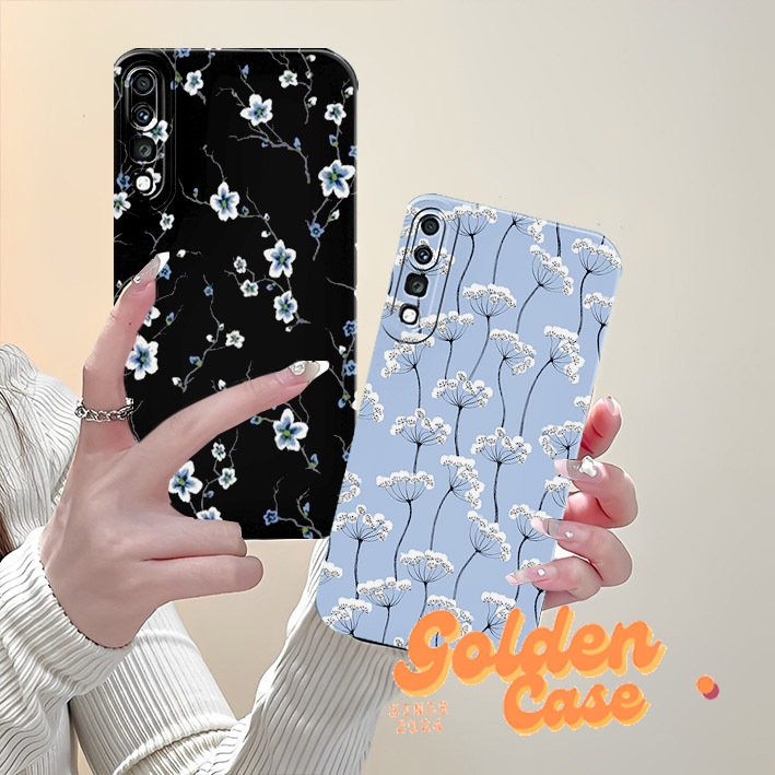 [GCR194] เคส SAMSUNG A70 A50 A50S A30S A20 A30 A10S A51 A31 A21S A20S A7 2018 FLOWER Motif - เคสปัจจ