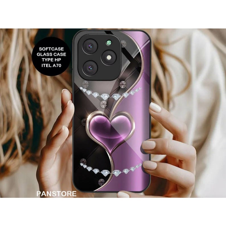 ล่าสุด Itel A70 2023 Glass Case Softcase - ล่าสุด Itel A70 Case - ล่าสุด Itel A70 Casing - Millennia