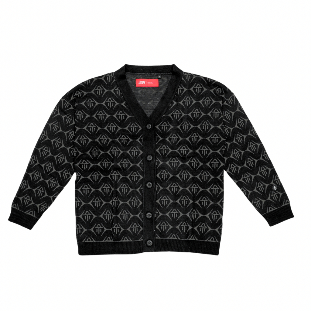 ARTOZH CARDIGAN VERVE GREY BLACK