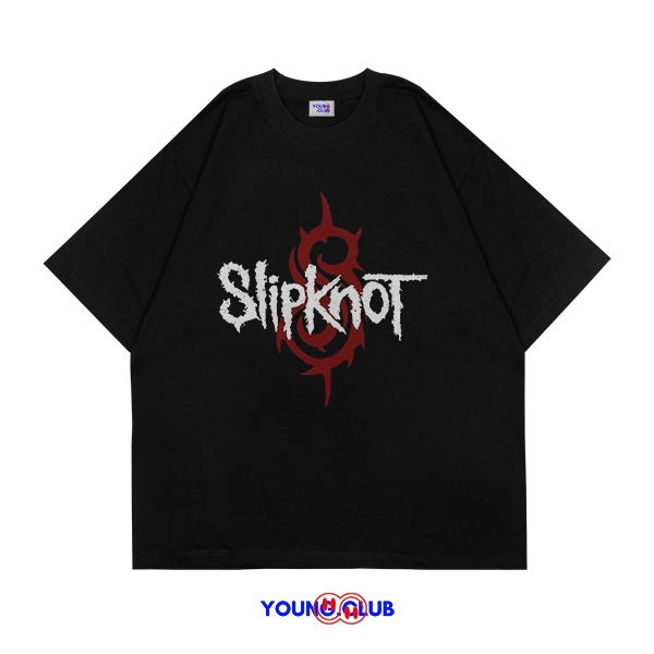 หนุ่ม.CLUB | เสื้อยืด SLIPKNOT FONT | เสื้อยืด OVERSIZE สไตล์สีดํา Y2K VINTAGE BOOTLEG GRUNGE SKENA 