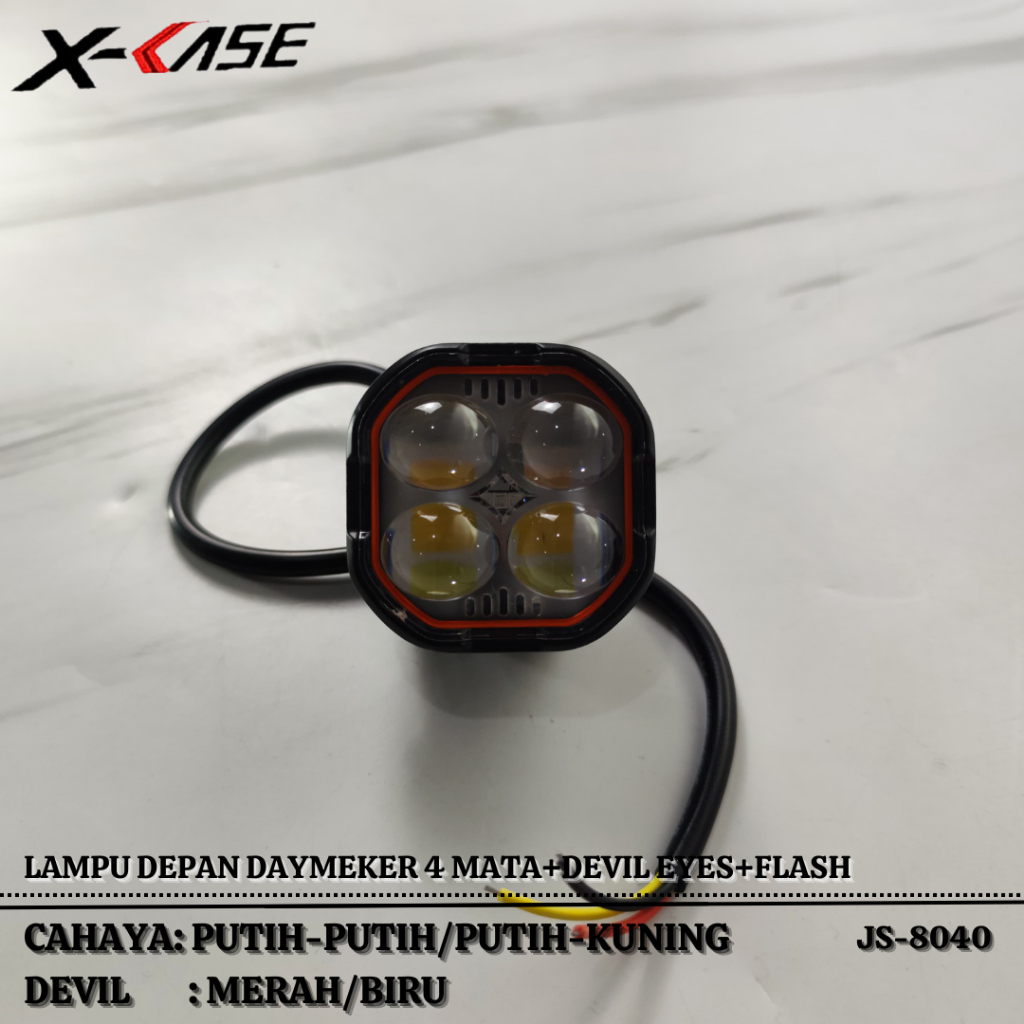 MATA HEADLIGHT X CASE DAYMEKER 4 EYES + DEVIL EYES + FLASH UNIVERSAL