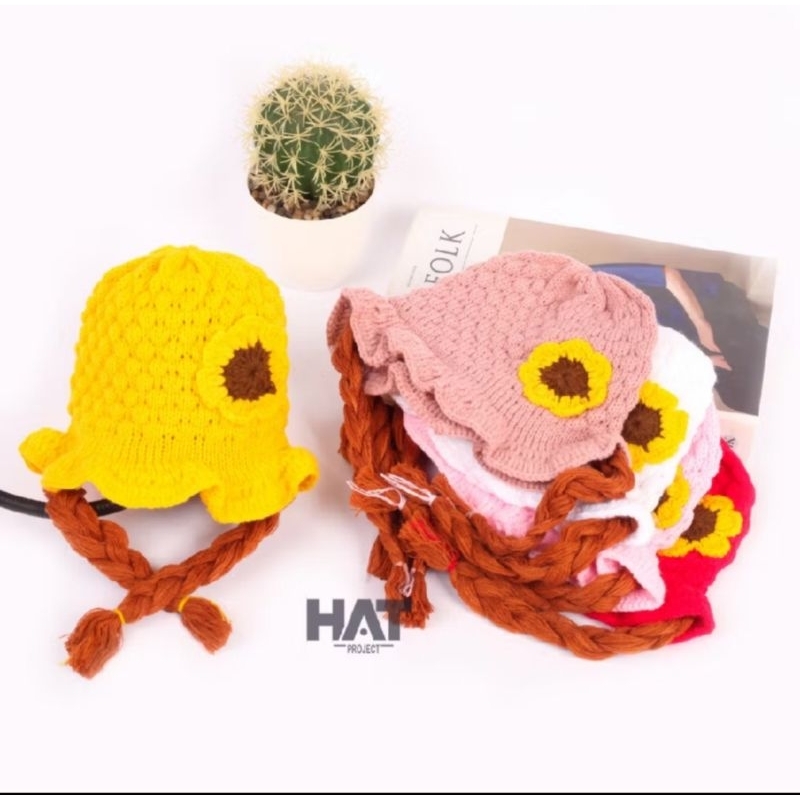 KSTUFF182 BABY BRAID BEANS / BABY WIG HAIR HAT / BABY WIG / BABY HAIR HAT