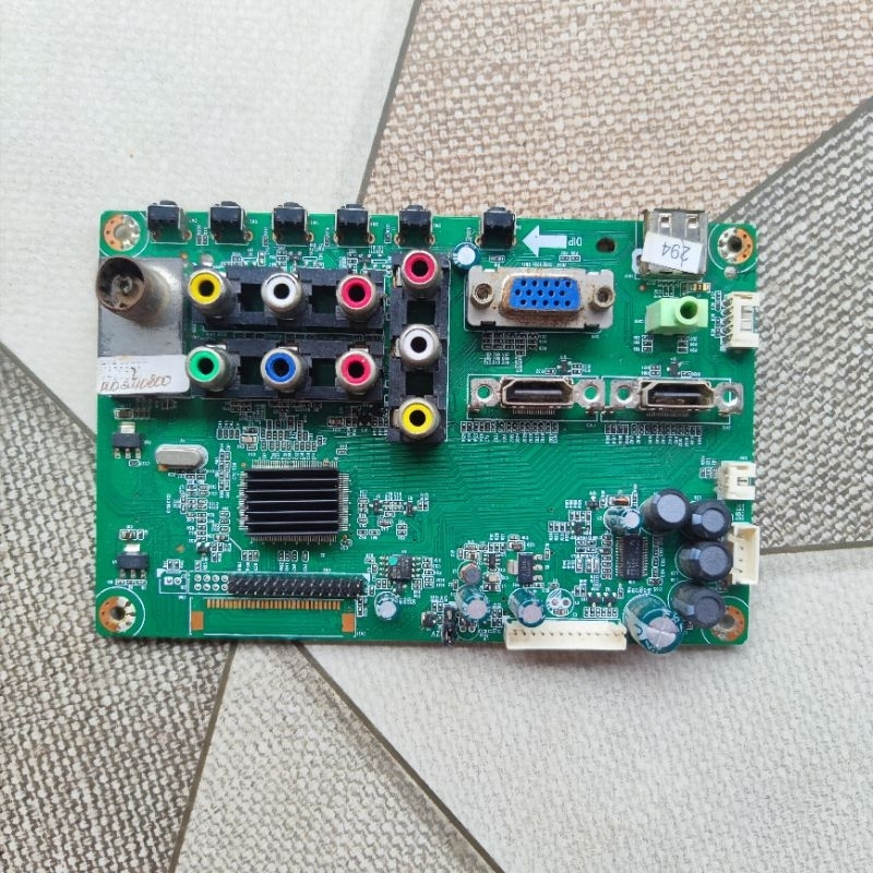 Mb ori mainboard led tv polytron PLD 24D800 PLM24D800