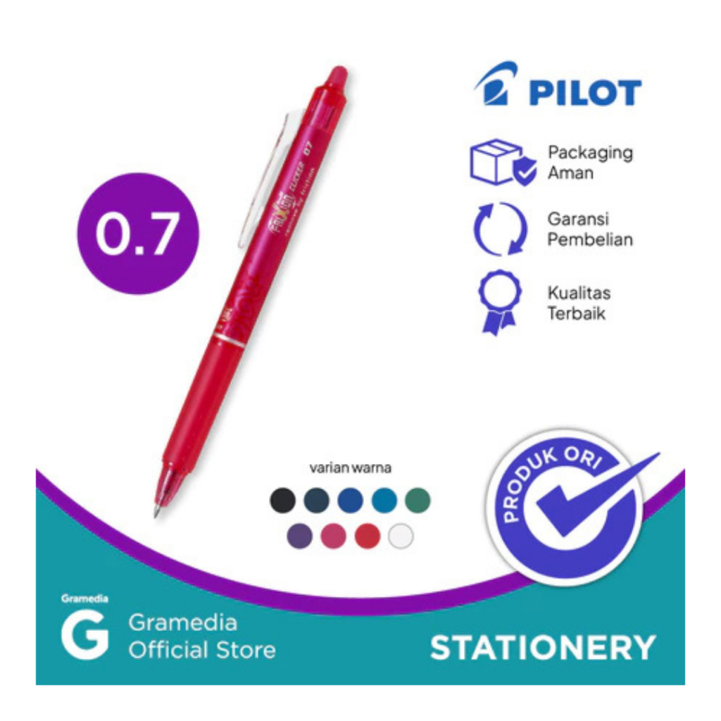 GRAMEDIA SURABAYA - FRIXION CLICKER 0.7 PINK