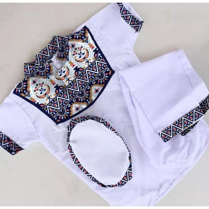 Katun ครุฑ BATIK KOKO SET/BOYS MUSLIM CLOTHES COTTON MATERIAL สําหรับ AGES 1-10 ปี