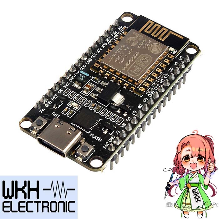 ESP8266 CP2102 ประเภท C NodeMCU บอร์ดพัฒนา Node Mcu Lua Wifi ESP 8266 CP 2102