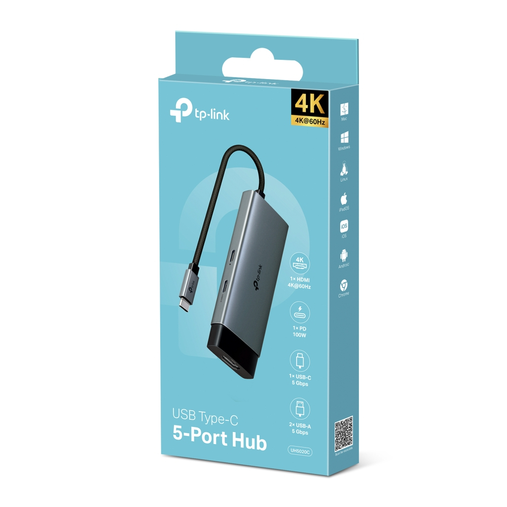 Tp-Link UH5020C USB Type-C 5 in 1 Hub