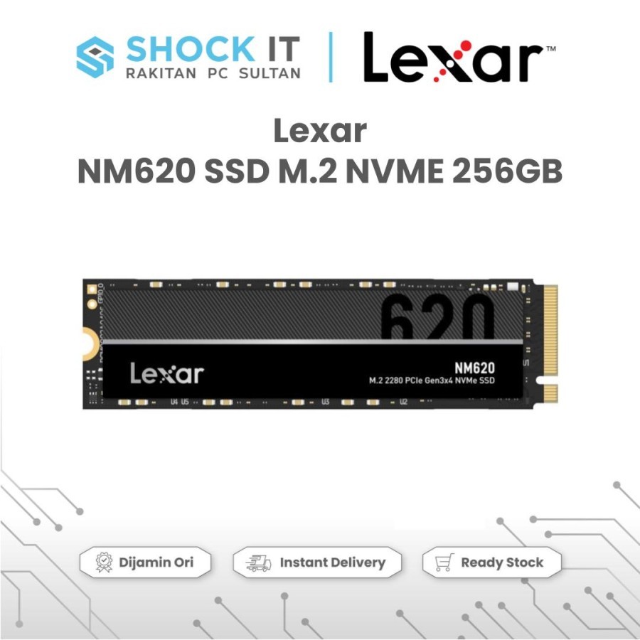 Lexar SSD NM620 Pcie 3.0 NVMe M.2 256GB - LNM620 256GB