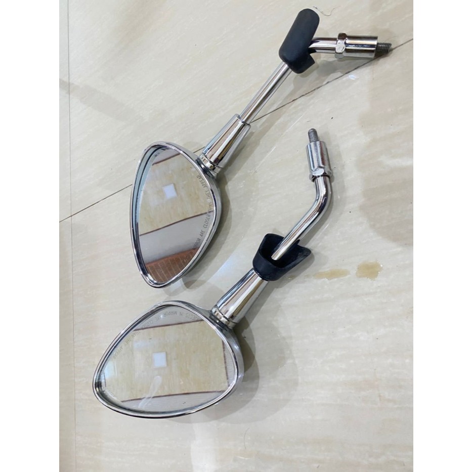 Original Oval vespa sprint 150 iget กระจกมองหลัง, Round Chrome