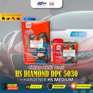 CLEAR COAT HS DIAMOND 5030 DMS PREMIUM 2:1 HARDENER MEDIUM 162 (LUAR JAWA CARGO!!)