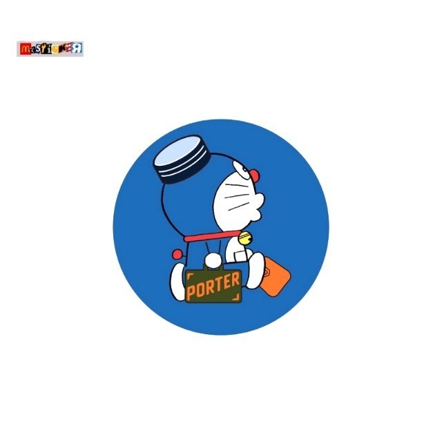 Doraemon x Porter Yoshida Kaban สติ๊กเกอร์โค้งมนโตเกียว