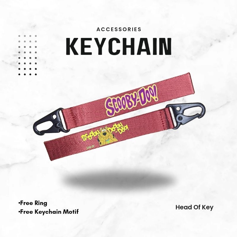 GANTUNGAN SCOOBY CAR MOTORCYCLE KEYCHAIN - พวงกุญแจ SCOOBY-DOO - COOL AND MODERN