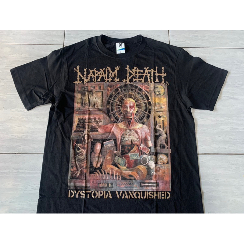 NAPALM DEATH dystopia vanquished art - TSHIRT