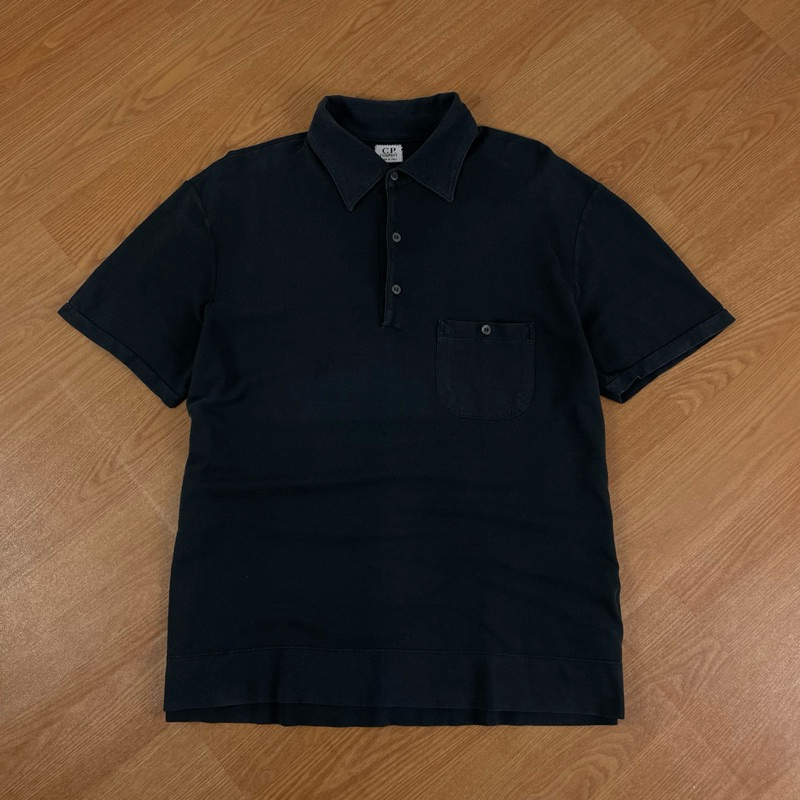 เสื้อโปโล Cp Company Black Washed