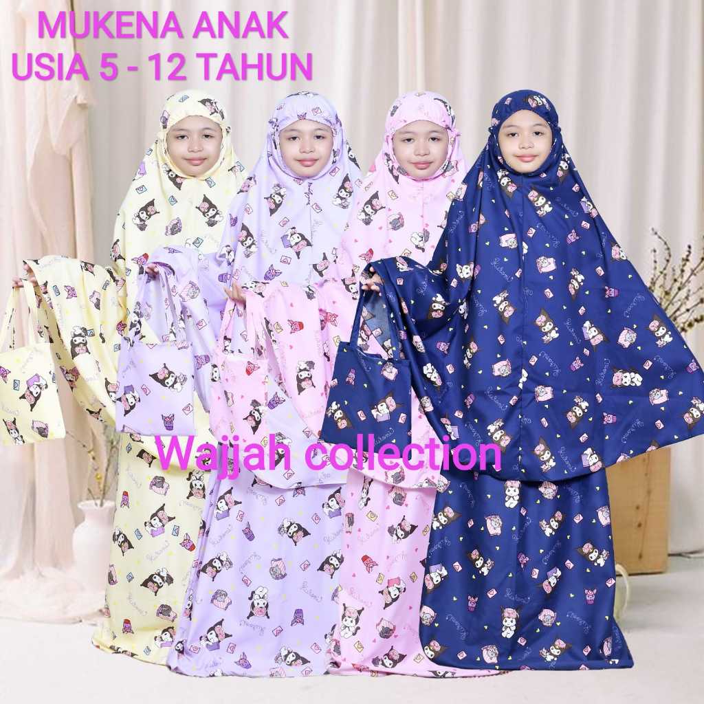 Nukena Branded Mujena KidS อินเทรนด์ Ansk Premium Rukuh Viral 2026 Rukuh Anak สวยและน่ารัก Mukenaah 