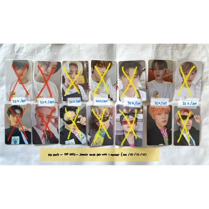 Photocard nct dream chenle agent chenle cafe