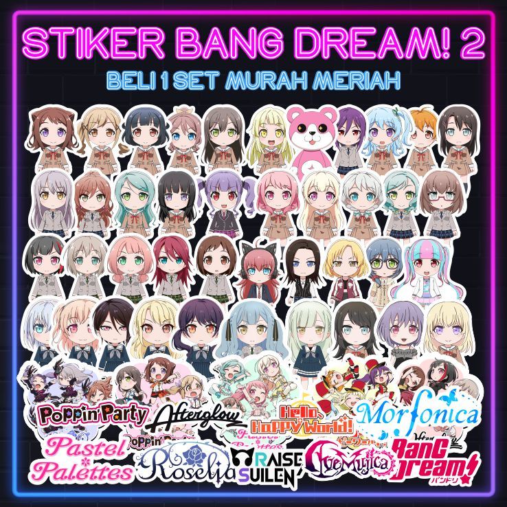 [1 แพ็ค มี 55 ชิ้น] สติ๊กเกอร์ บ้านดรีม! 2 สติ๊กเกอร์อนิเมะ - สติ๊กเกอร์ ddu-du