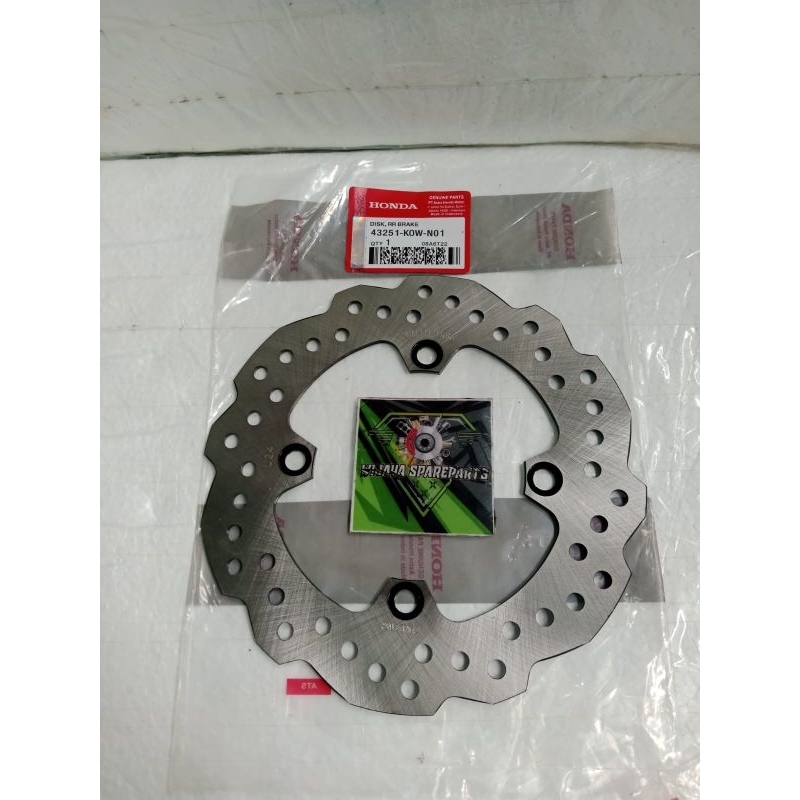 แผ่นดิสก์ด้านหลัง HONDA ADV 150 160 ABS CBS ORIGINAL SUNSTAR CODE-KOW