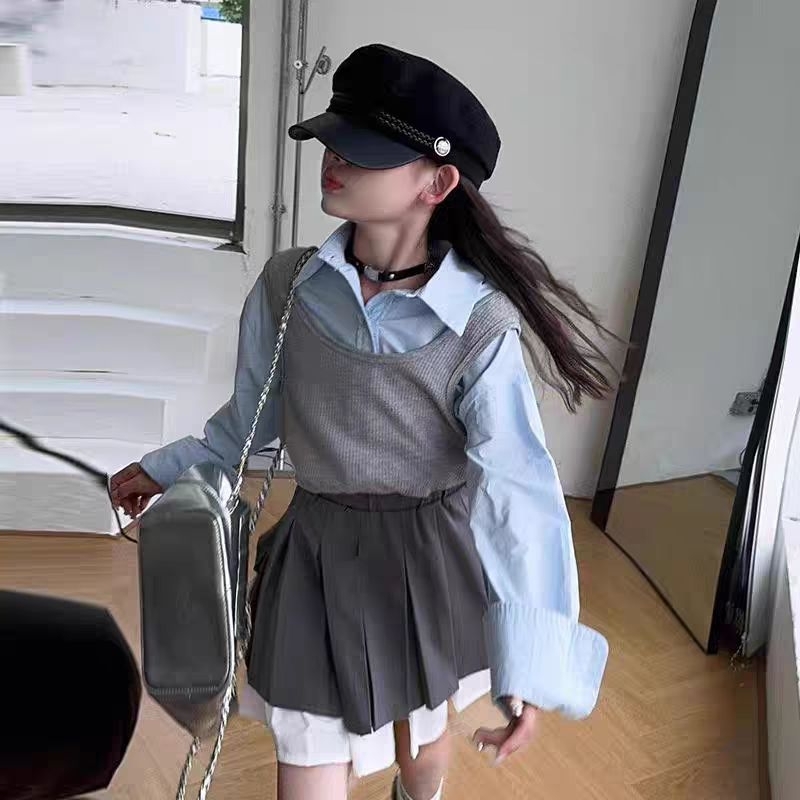 ER-042 IMPORTED GIRLS SKIRT SET AGE 7-12 ปี