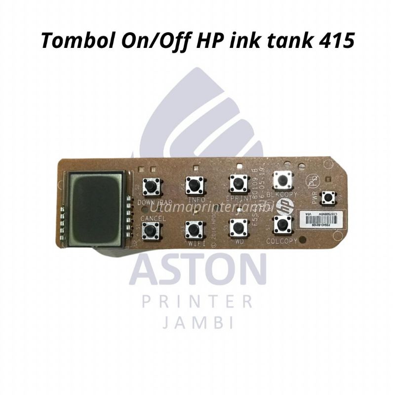 TOMBOL HP ถังหมึก 415 ปุ่มแผงไฟ