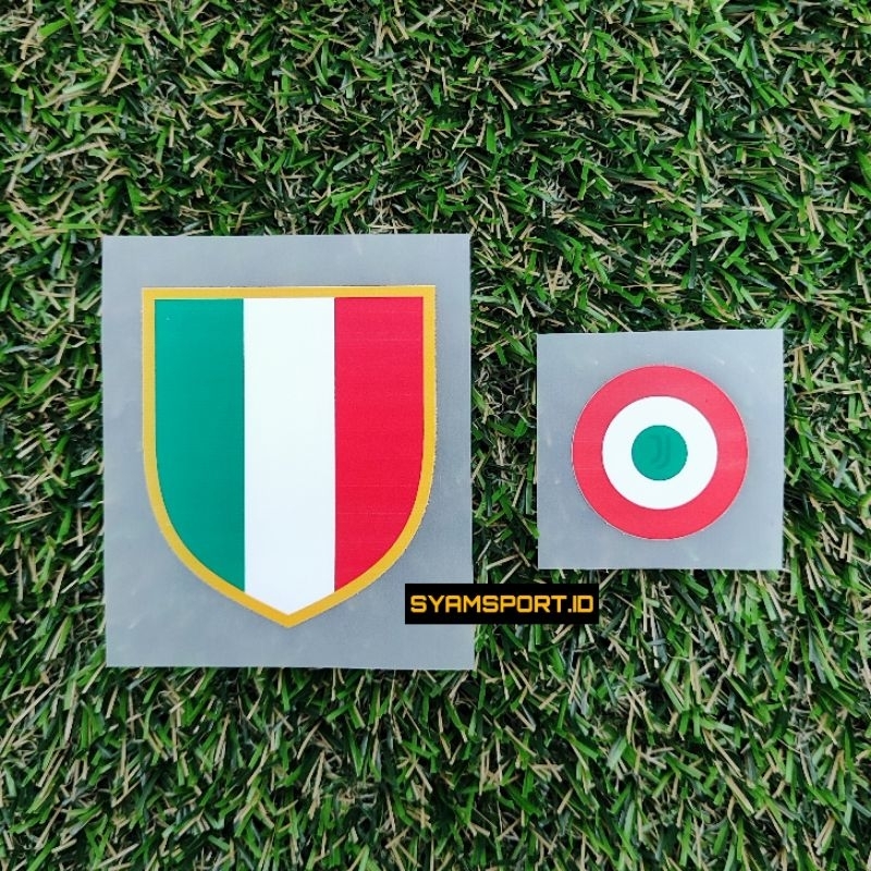 Patch Champion Series A + Champion Copa Italy Juve DTF Strong Shiny FULL HD CLEAR (แพ็คเกจ ECONOMIC)