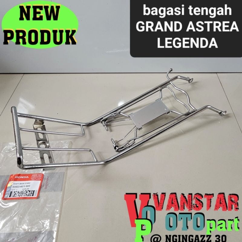 CENTER LUGGAGE CLIP RACK ASTREA LEGEND FULL CHROME IRON MATERIAL