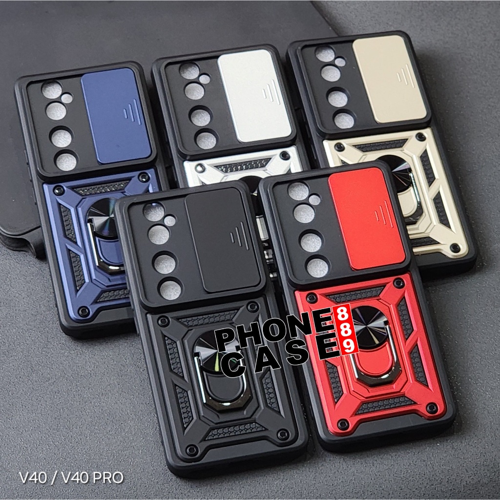 CASE VIVO V40 CASE ROBOT CASE เคส TRANSFORMER SLIDE RING CASE VIVO V40