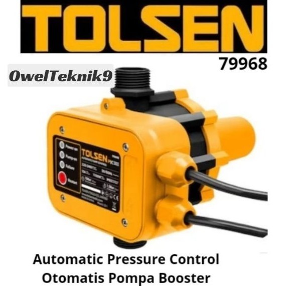 OwelTeknik9 - ระบบควบคุมปั๊มอัตโนมัติ TOLSEN 79868/ระบบควบคุมความดันอัตโนมัติ TOLSEN/บูสเตอร์ปั๊มอัต