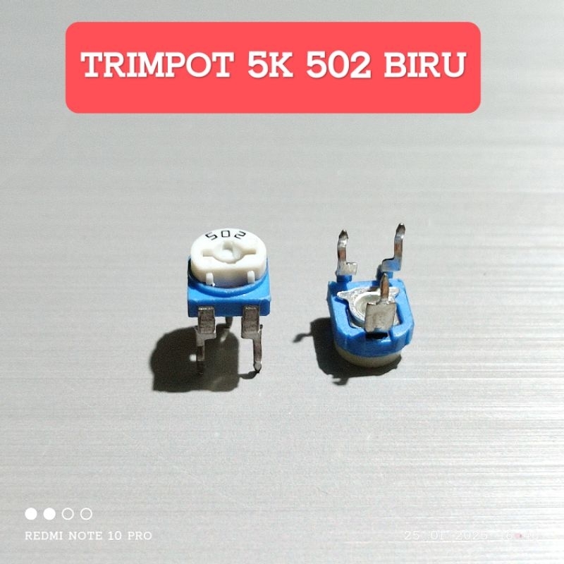 Trimpot 5K ohm 502 Trimpot Trimmer Variable Vertical Resistor (VR) AE85