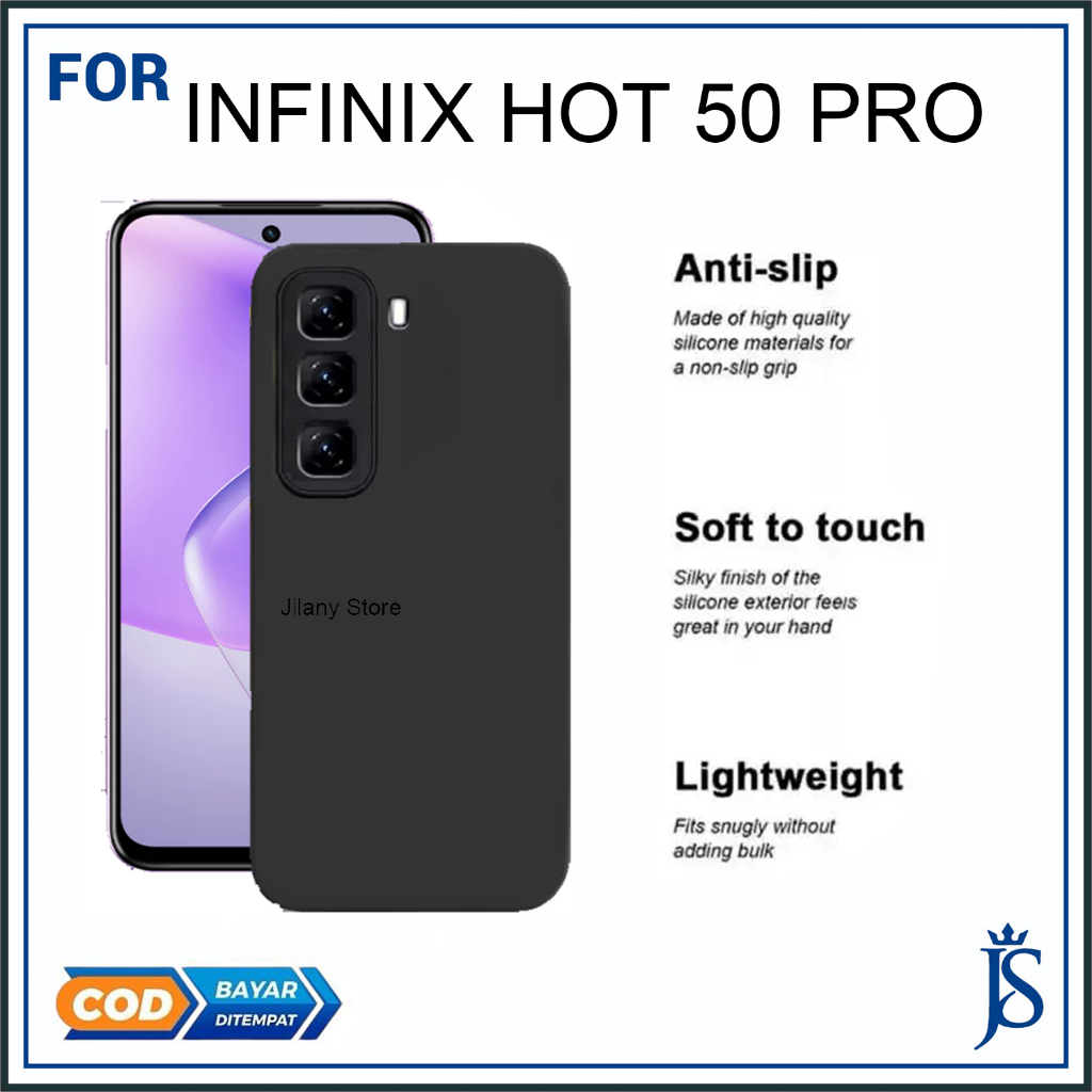 Case Pro Infinix 50 Pro Softcase กันถุงเท้าปกป้องปลอกกล้อง